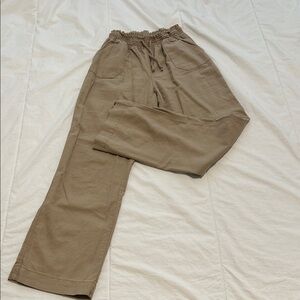 Women's Linen Pants in Taupe